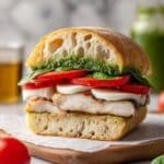 Chicken Pesto Caprese Sandwich Recipe
