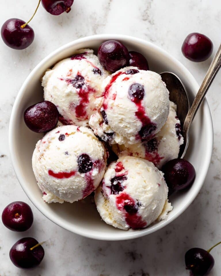 Homemade Cherry Garcia Ice Cream Recipe