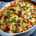 Creamy Crab Casserole with Crispy Breadcbs and Herbs Recipe