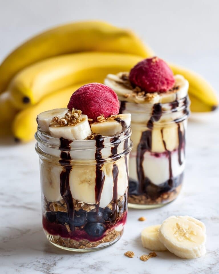 Banana Split Breakfast Jars Recipe