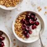 Roasted Cherry Yogurt Bowl Recipe