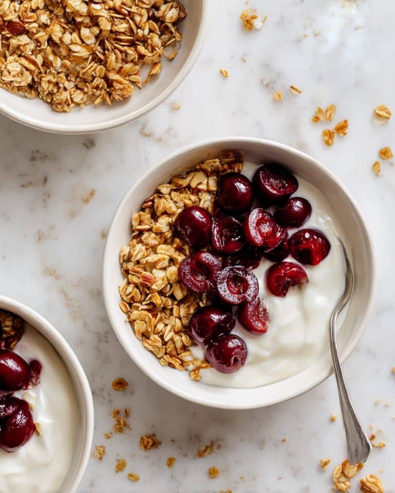 Roasted Cherry Yogurt Bowl Recipe