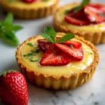 Strawberry Honey Custard Tarts with Lemon Curd Recipe