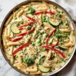 Pasta Primavera with Fresh Vegetables and Parmesan Recipe