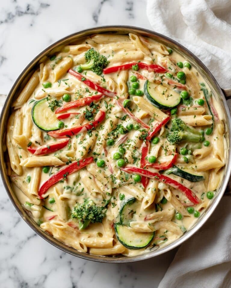 Pasta Primavera with Fresh Vegetables and Parmesan Recipe