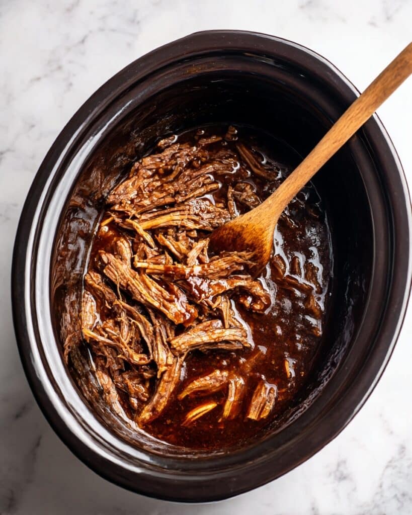 Slow Cooker BBQ Beef Brisket Recipe
