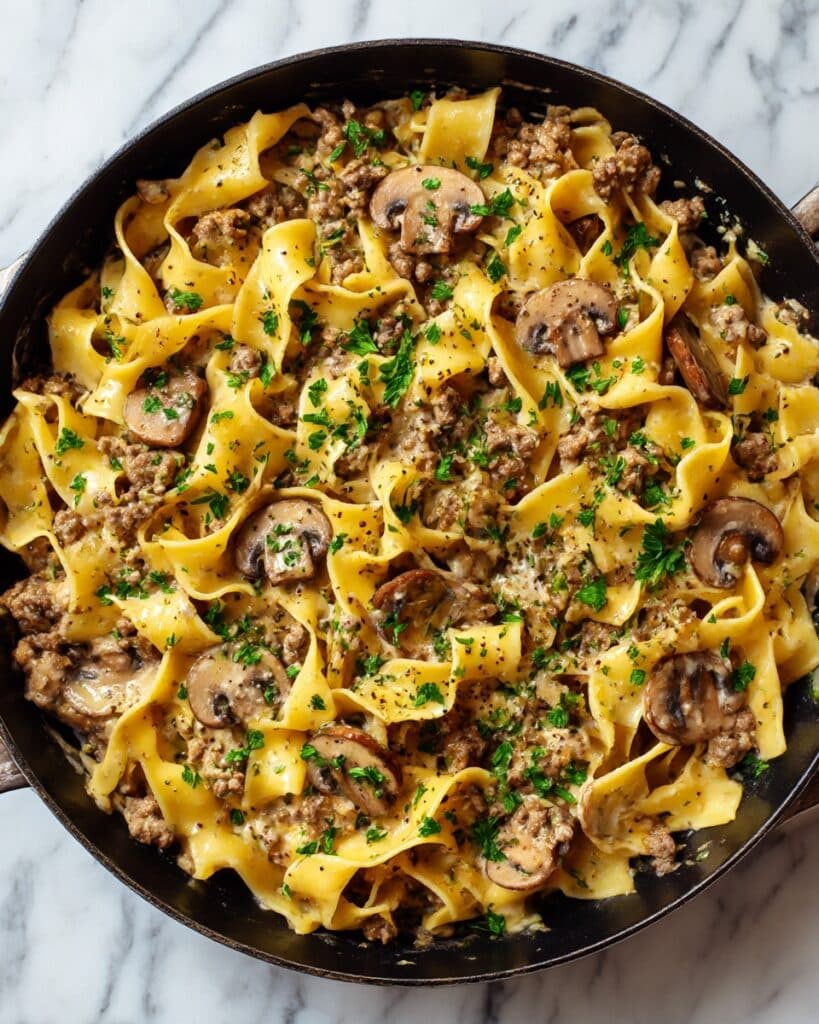 Ground Beef Stroganoff Recipe