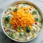 Cream Cheese Veggie Party Dip Recipe