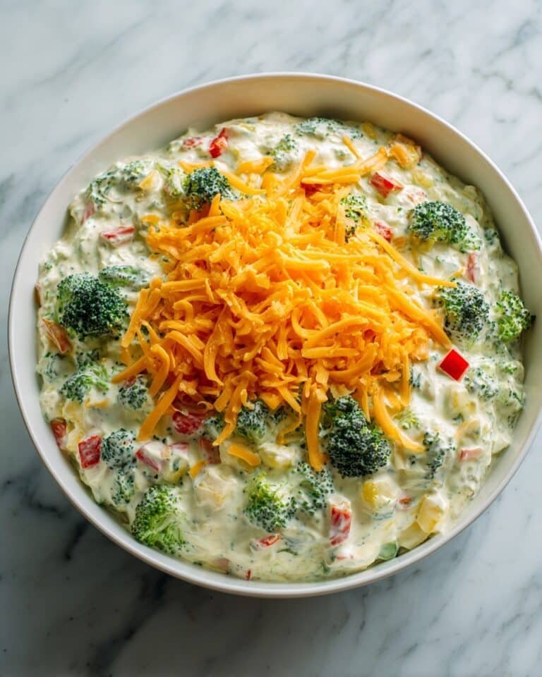 Cream Cheese Veggie Party Dip Recipe
