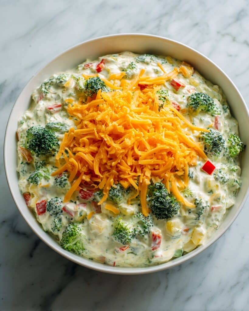 Cream Cheese Veggie Party Dip Recipe