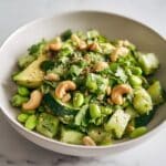 Cucumber Edamame Salad with Creamy Miso Dressing Recipe