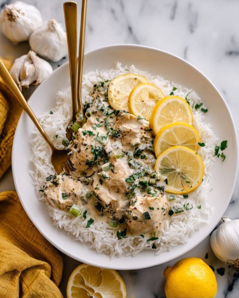 Creamy Lemon Garlic Herb Tilapia Recipe