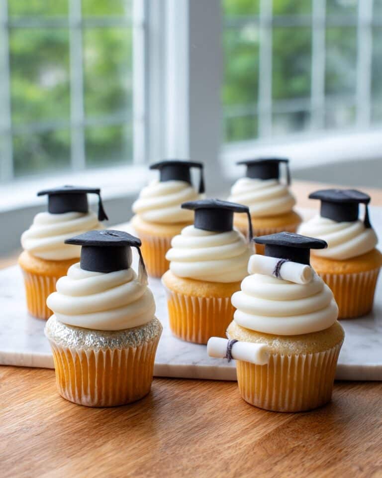 Graduation Cupcakes: Easy Vanilla Recipe for Celebrations Recipe