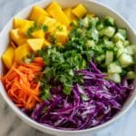 Tropical Cucumber Mango Slaw Recipe