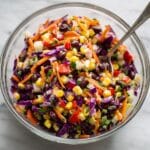 BBQ Chicken Dense Bean Salad with Creamy Herb Ranch Recipe