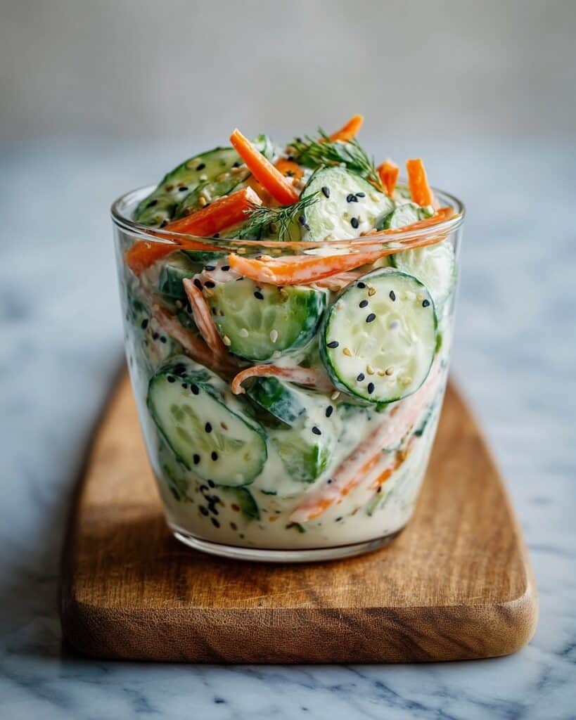 Viral Creamy Asian Cucumber Salad — Easy & Addictive Recipe