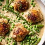 Lemon Spring Chicken and Asparagus Skillet Meal Recipe