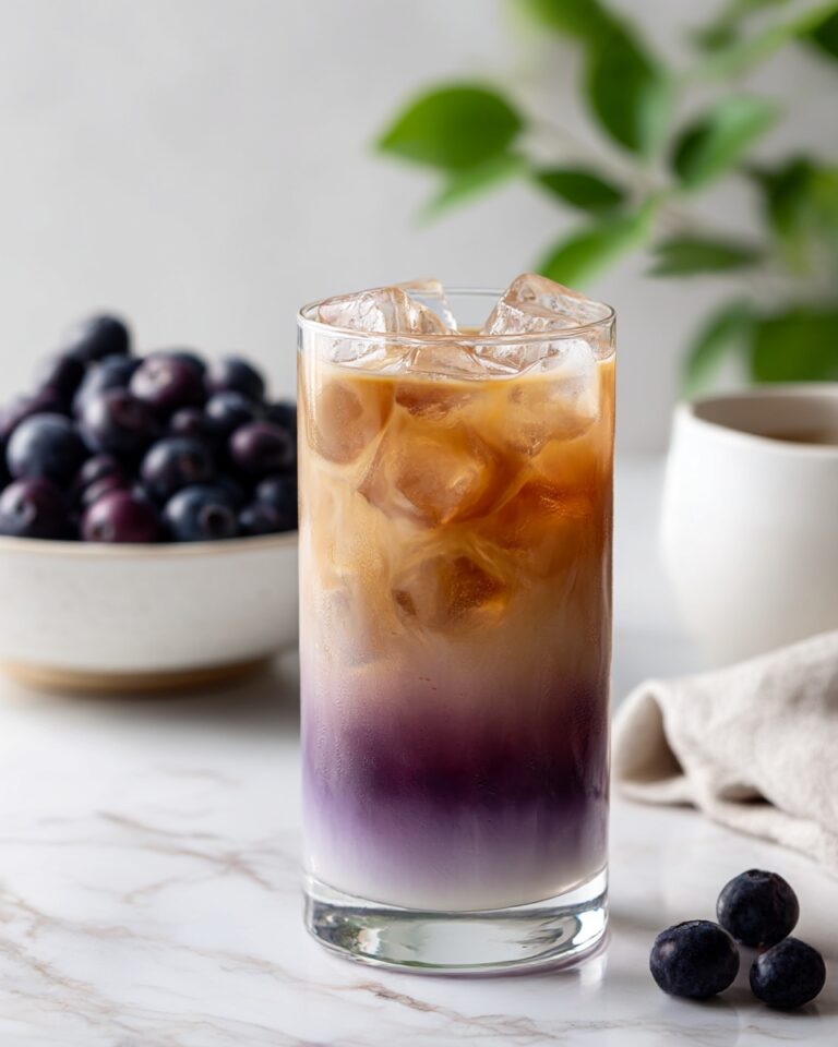Iced Blueberry Latte Recipe
