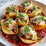 Beef-Stuffed Shells with Creamy Ricotta Filling Recipe