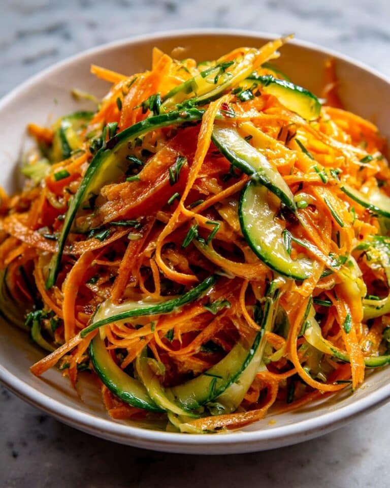 Creamy Cucumber Carrot Salad Recipe