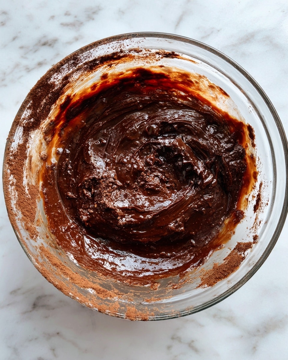 The image shows many square pieces of dark chocolate brownies topped with a thick layer of swirled cream and chocolate. The top layer has a smooth texture with white cream and dark brown chocolate mixed in a marbled pattern, creating waves and irregular shapes. The dark brownie base looks moist and dense, contrasting with the lighter, creamy top. The pieces are closely placed together on a white marbled surface. The lighting highlights the rich colors and textures of both the brownies and the cream swirls. photo taken with an iphone --ar 4:5 --v 7