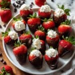 Chocolate Covered Cheesecake Strawberries Recipe