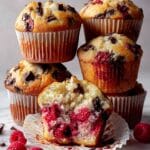 Dark Chocolate Raspberry Muffins Recipe
