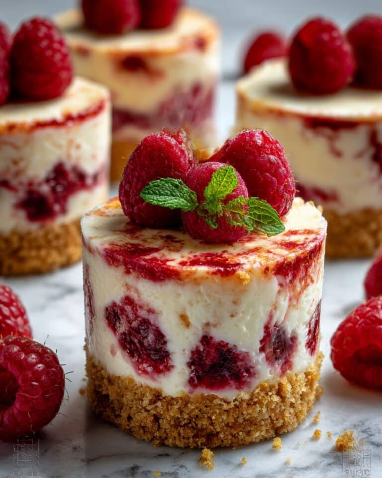 Raspberry Mini Cheesecakes Recipe