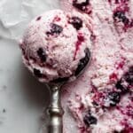 No-Churn Mulberry Ice Cream Recipe