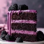 Blackberry Velvet Cake with Lush Blackberry Frosting Recipe