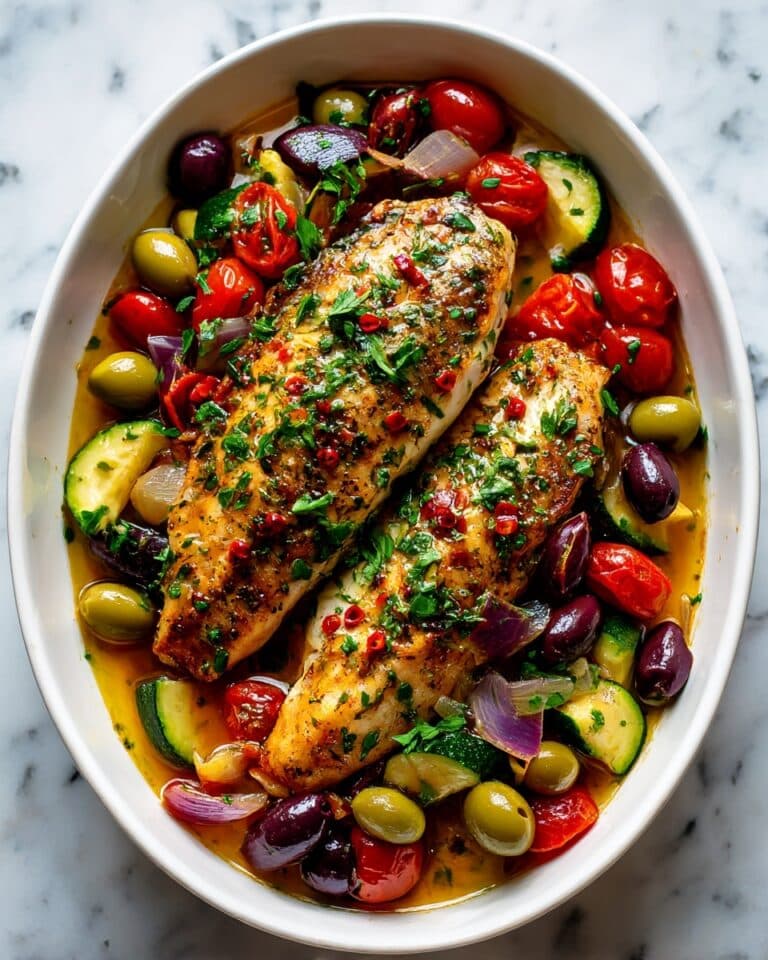 Easy Mediterranean Baked Fish Recipe