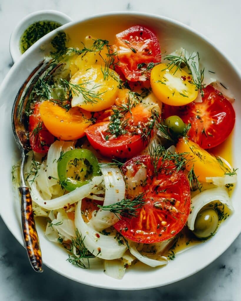 Tomato Fennel Salad Recipe
