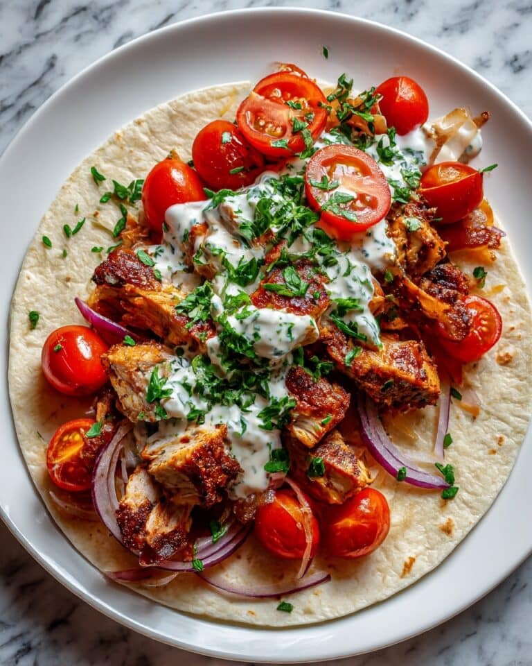 Greek Chicken Gyros with Lemon-Herb Marinade and Tzatziki Recipe