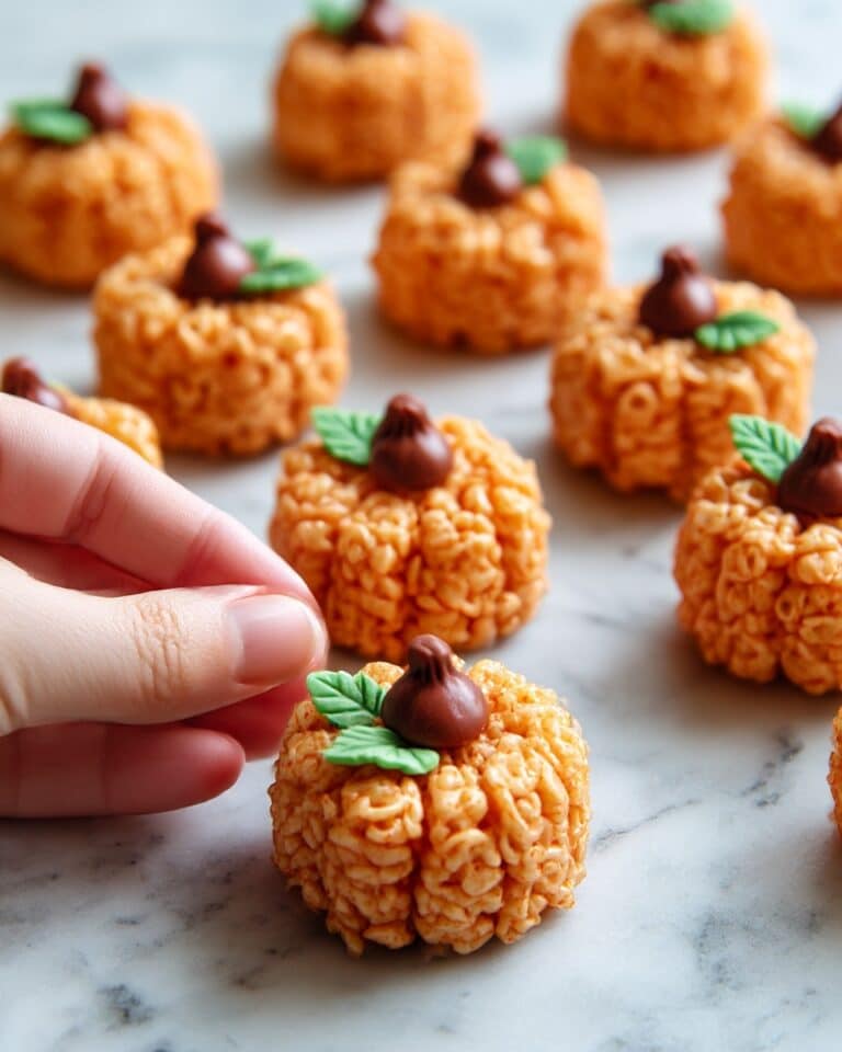 Rice Krispie Treat Pumpkins Recipe