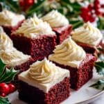 Chewy Red Velvet Brownies with Cream Cheese Frosting Recipe