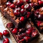 Roasted Chocolate Cherry Brownies Recipe