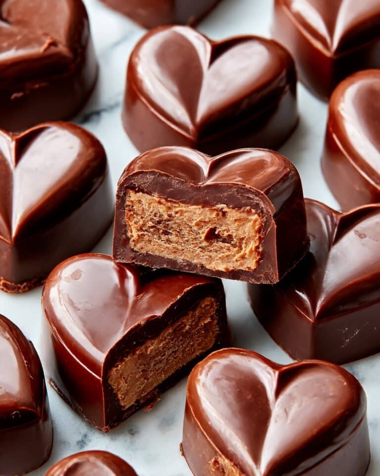 Chocolate Peanut Butter Valentine’s Heart Recipe