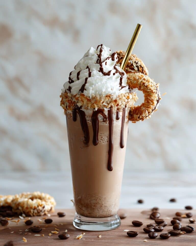 Blueberry Crumble Iced Latte Recipe