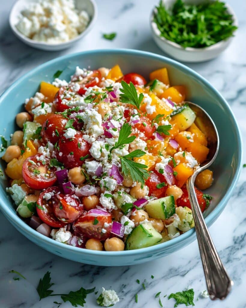 Greek Bean Salad with Lemon Marinated Beans Recipe