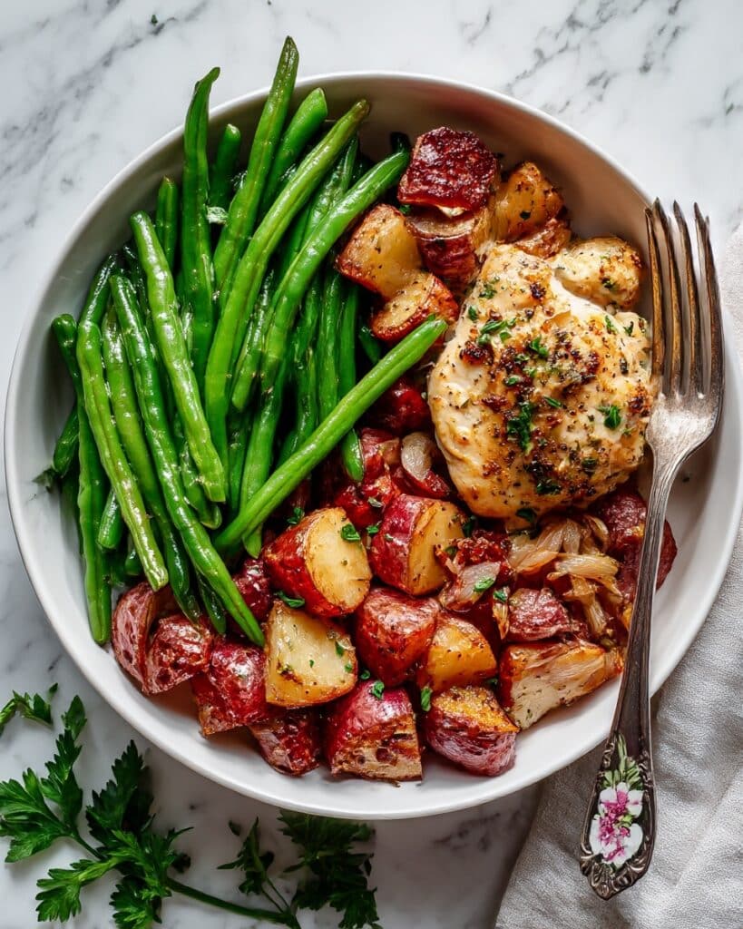 Crock Pot Chicken and Potatoes with Green Beans Recipe
