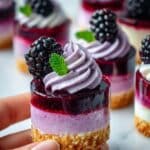 Mini Blackberry Cheesecakes – A Perfect Bite of Elegance! Recipe