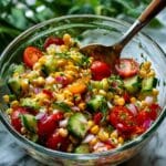 Fresh Corn Salad with Cilantro, Tomato, and Cotija Recipe