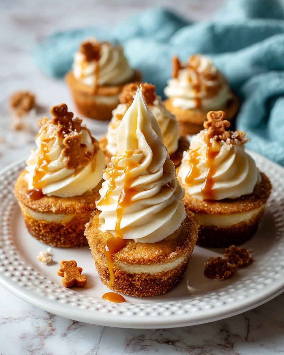 Gingerbread Cookie Cups with Pumpkin Cheesecake Filling Recipe - Recipe Image