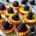 Brie Phyllo Cups with Blackberry and Thyme Recipe