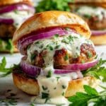 Healthy Salmon Burgers with Zesty Garlic Aioli Recipe