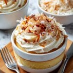 2 Minute Coconut Mug Cake Recipe