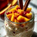 Peach Pie Overnight Oats Recipe
