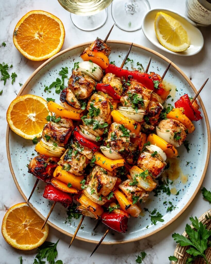 Grilled Chicken Kabobs with Citrus and Chipotle Marinade Recipe
