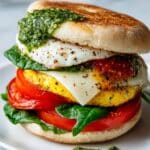 Easy Pesto Egg Breakfast Sandwich Recipe