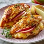 Apple and Brie Stuffed Chicken Breast with Maple Glaze Recipe